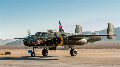 HD Wallpaper of the Iconic North American B-25 Mitchell Bomber