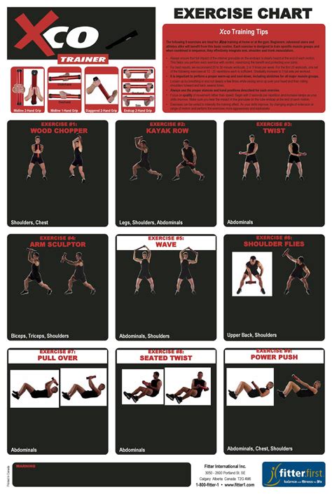Exercise Workout Chart 的图像结果