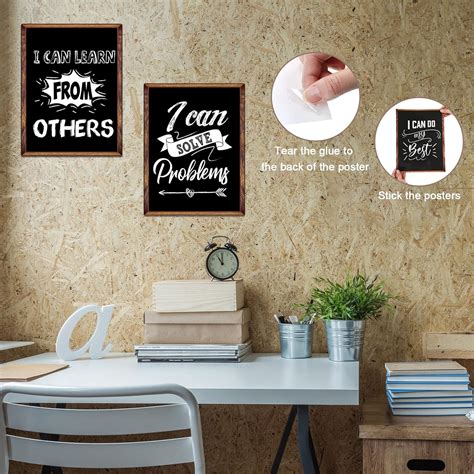 Buy గ్రోత్ మైండ్ సెట్ పోస్టర్స్ సెట్, కన్ఫెట్టి క్లాస్ రూమ్ బులెటిన్ ...