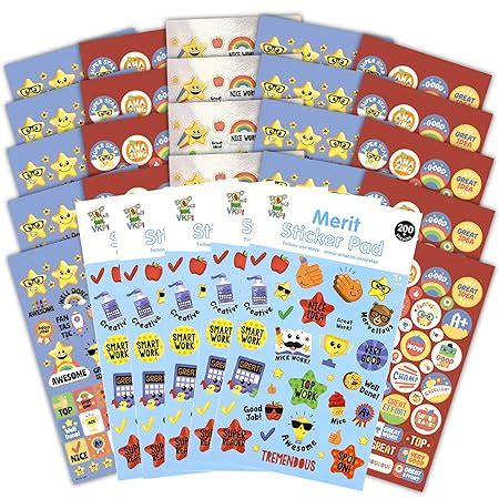 VKPI Over 1000 reward stickers for students, teachers, school supplies ...