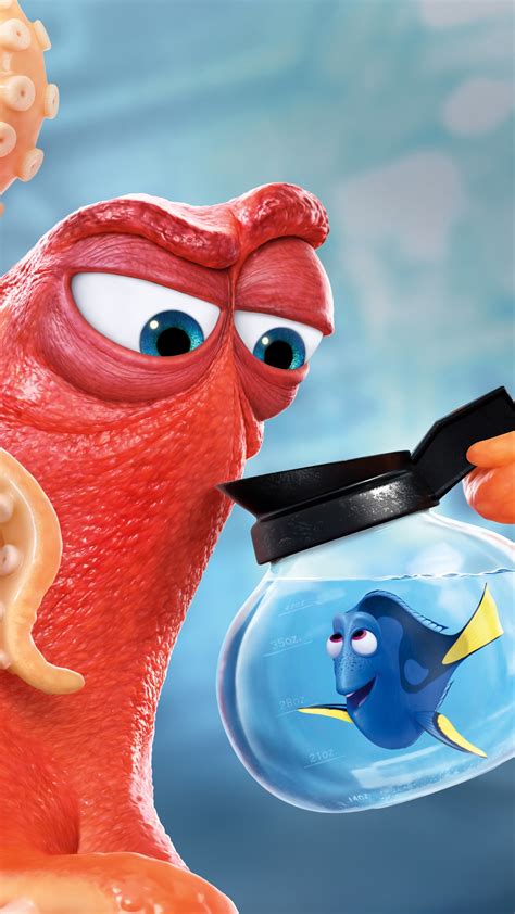 Movie Finding Dory, Hank (Finding Dory), Dory (Finding Nemo), 1440x2560 ...