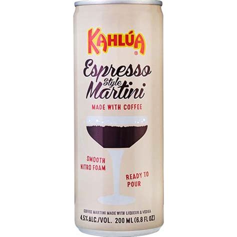 Kahlúa Canned Espresso Style Martini (200 ml) Delivery or Pickup Near ...