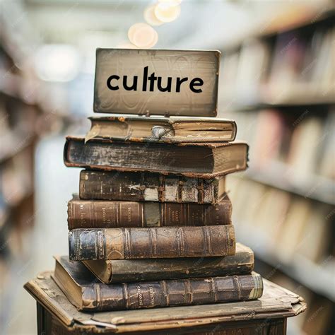 Premium Photo | Culture concept image with stack of books in a bookshop ...