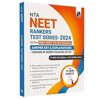 Buy PW NTA NEET Rankers Test Series - 2024 Based on the New Syllabus by ...