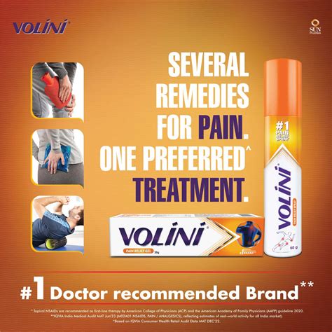 Buy VOLINI PAIN RELIEF GEL TUBE OF 75 G Online & Get Upto 60% OFF at ...