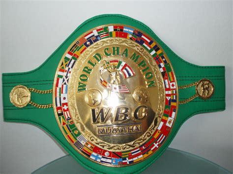 Ax Muay Thai / Kickboxing Forum - Wbc Muaythai Title Belts