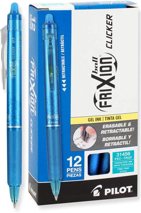 Pilot FriXion Clicker Retractable Erasable Gel Pens, Fine Point ...