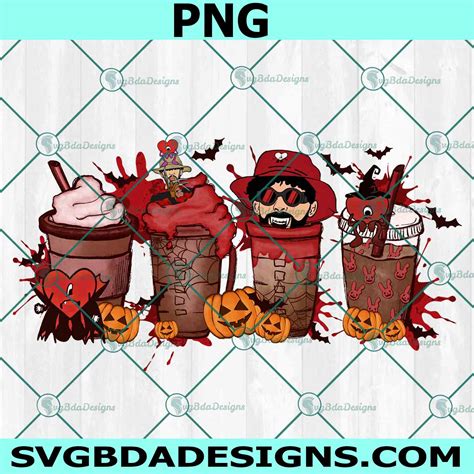 Bad Bunny Coffee and Pumpkin PNG, Bad Bunny PNG
