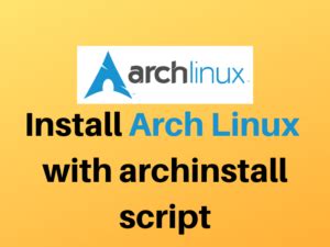 Image result for Setting Up Arch Linux