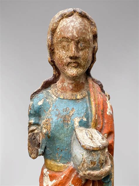 Unknown - A Spanish Gothic Statue of Saint Mary Magdalene, Late 15th ...