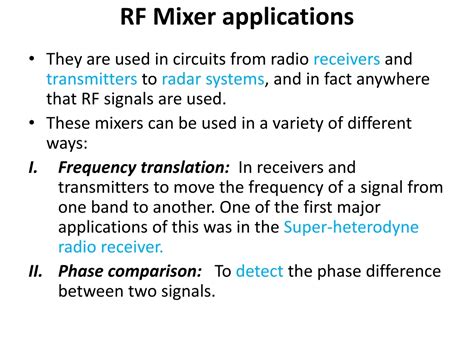 Image result for RF Mixers Tutorial