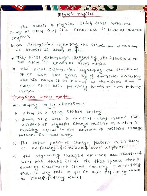 Image result for Atom Chapter 12 Class Physics