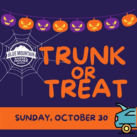 Trunk or Treat - Blue Mountain Barrel House Brewery & Restaurant