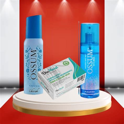 Hafiya Anti Aging Soap Ossum Cherish & Pleasure Perfume Combo 3Pcs Set ...