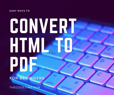 How to Convert HTML File to PDF Free 的图像结果
