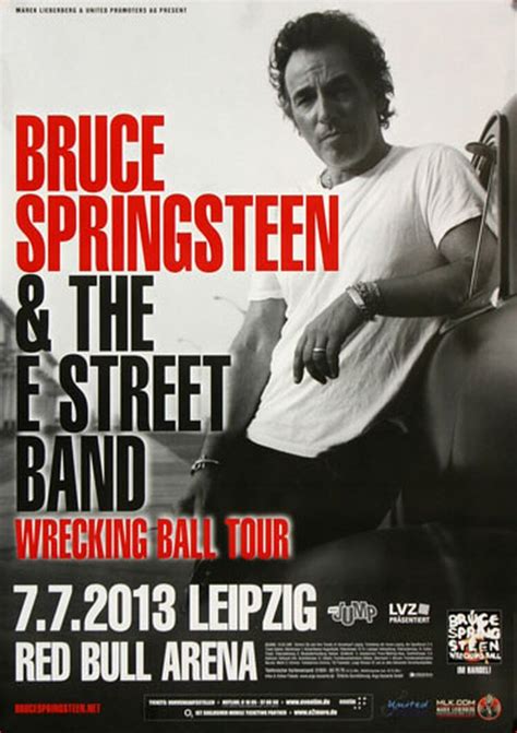 Bruce Springsteen - Wrecking Ball , Leipzig 2013 - Konzertplakat, 22,90