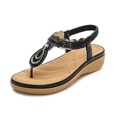 Summer Meet Women Sandals Slip On Summer Shoes Crystal Beach Sandals ...