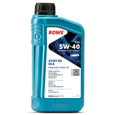 ROWE HIGHTEC SYNT RS DLS SAE 5W-40 (1L) – Lubrycant