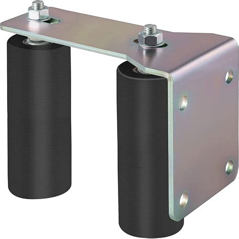 Buy Lovemine Slide Gate Guide 6inch Gate Roller Guide Black Nylon with ...