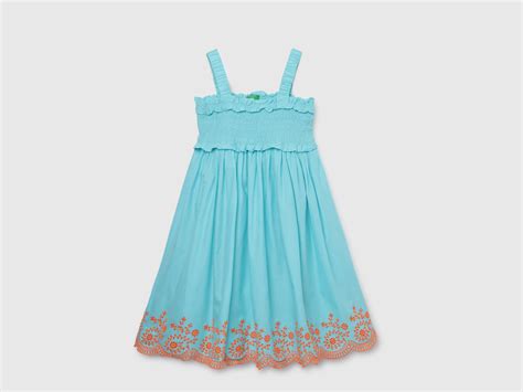 Regular-Fit Embroidered Cutwork Ruched Dress – United Colors of ...