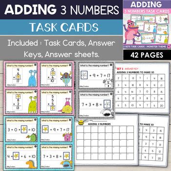 Image result for Adding 3 Addends First Grade