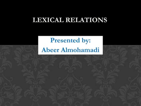 Image result for Lexical Relation Examples