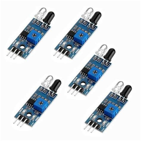 geeta enterprises (Pack of 5) IR Proximity Sensor for line follower and ...