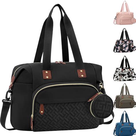 Amazon.com: Tenot Diaper Bag Tote, Baby Bag Travel Diaper Tote Bag with ...