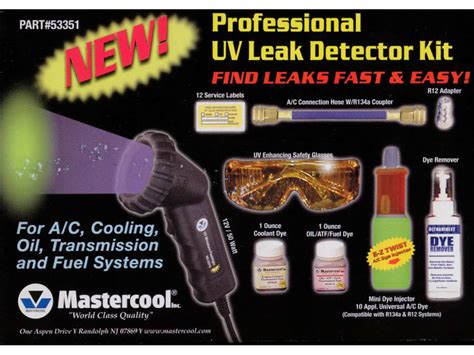 Mastercool 53351 - Professional UV Leak Detection Kit | TEquipment