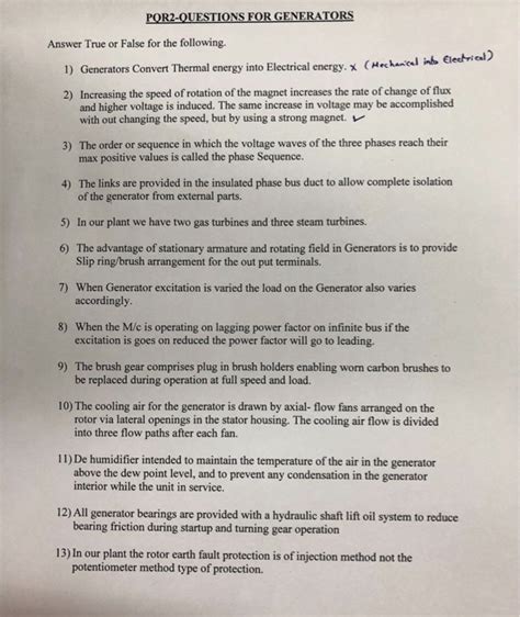 Image result for Questions About Generators