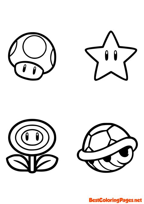 Evil Mario Coloring Pages 的图像结果