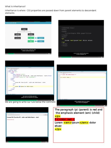 CSS Inheritance 的图像结果