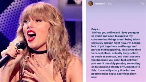 Taylor Swift Encourages Fans To Make ‘Social Sacrifices’ Amid ...