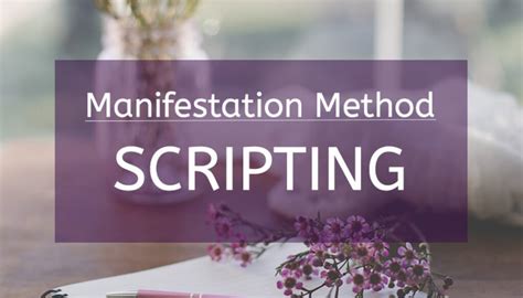 Image result for Scripting for Manifestation Example