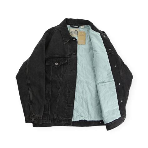 【COU】deadstock Levi's SilverTab buggy mint quilting liner denim tracker ...