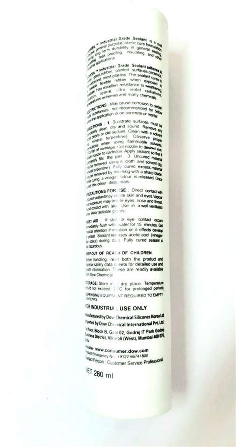 Dow Corning Dowsil Industrial RTV General Purpose Silicone Sealant ...