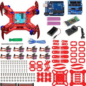 SunRobotics MEPED Quadruped DIY Spider Arduino based Robotics Kit ...