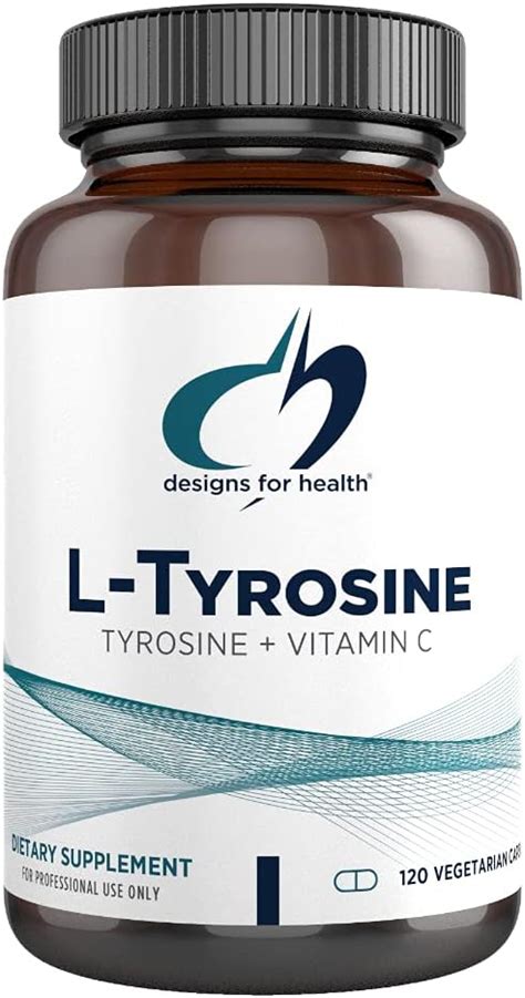 Buy Designs for Health L-Tyrosine 1200mg - Tyrosine 100mg Vitamin C ...