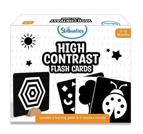 Buy Skillmatics Flash Cards High Contrast Multicolour 1 Made of Paper ...