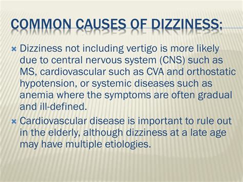 PPT - Dizziness and Vertigo PowerPoint Presentation, free download - ID:8916213