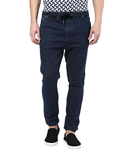 HYPERNATION Men's Denim Jogger (Dark Blue, 30) : Amazon.in: Clothing ...
