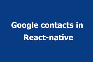 Image result for Contacts App Using React Native