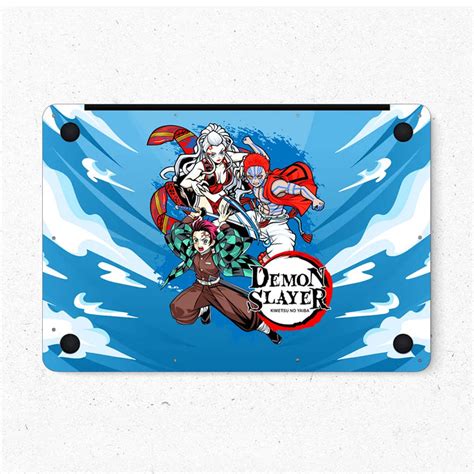 Demon Slayer Trio in Sky Laptop Skin for MacBook | Buy Online Now ...