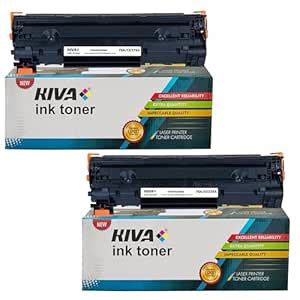 KIVA ink toner CE278A / 78A Pack of 2 Compatible Toner Cartridge for HP ...