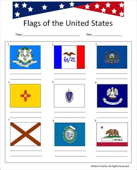 Outline Of State Flags