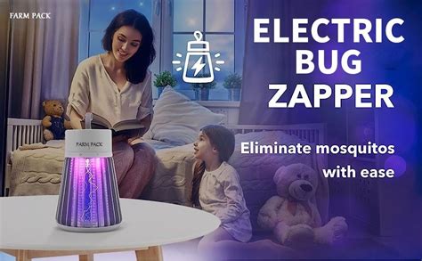 FARM PACK Electric Mosquito Insect Bug Zapper Trap Killer LED Lamp ...