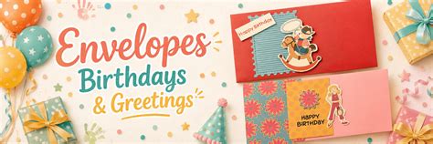 Birthday Envelopes & Greeting Cards | Kids & Adults | Traditions