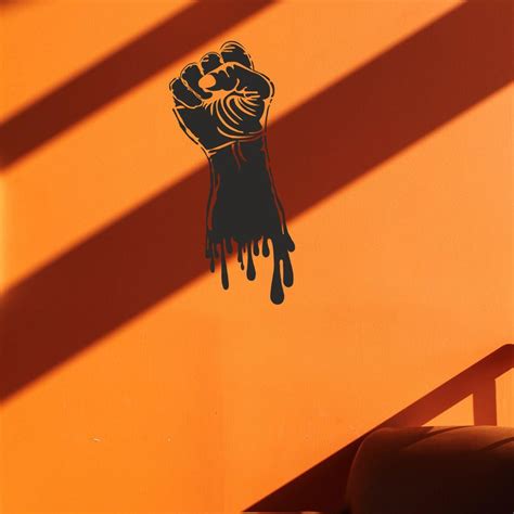 Motivational hand Wall Sticker (PVC Vinyl, 54 cm x 22 cm, Self-adhesiv ...