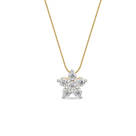 Shop Mosi Leaf Lab Grown Diamond Pendant Online - Buy Lab Grown ...