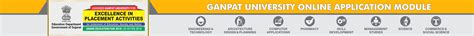 Ganpat University Online Admission